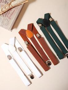 女士细肩带，2.5毫米Y型可调节弹力肩带，带金属夹扣 - A - 查看 9