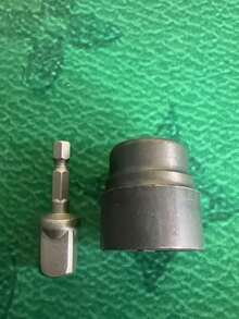 1 cái cờ lê kích thủy lực, cờ lê đầu tuýp chuyên dụng cho kích thủy lực, cờ lê thay lốp kích nâng kiểu kéo, dụng cụ sửa chữa bảo dưỡng ô tô, dụng cụ tháo lắp lốp xe hơi - cờ lê kích - Xem 14