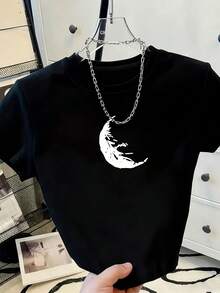 Plus Size T-Shirts - Black - View 6