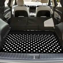 1pc Black And White Polka Dot Pattern Car Trunk Mat, Suitable For Sedans, Trucks, And SUVs, Durable And Machine Washable, Easy To Clean, High-End Car Accessory, Suitable For Most Vehicles, Personalized Car Trunk Mat, Car Trunk Cargo Liner, Trunk Liner - Nhiều màu - Xem 1