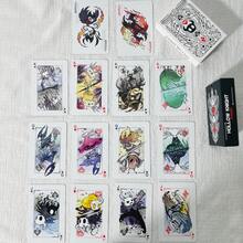 (1 Bộ) Bài tây Hollow Knight (6x9 cm), Thiết kế đen trắng, Quà tặng đêm chơi game, Bộ bài 54 lá chủ đề Hollow Knight - Đen và trắng - Xem 8