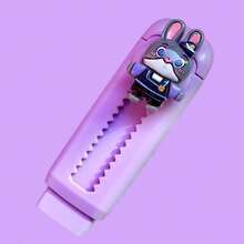 1pc Cartoon Nick And Judy Pattern Stretchy Eraser, Comfortable Grip, Refillable Core, Reusable, Won't Damage Paper, Cute Cartoon Design, Exquisite Gift, Essential For Study, School And Office - Multicolor - View 12