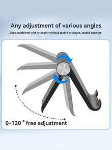 1 giá đỡ điện thoại gấp gọn di động, làm từ chất liệu ABS, phù hợp với điện thoại thông minh và máy tính bảng, không chống nước. - Nhiều màu - Xem 6