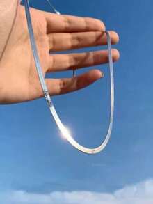 2 pezzi/set Collana e bracciale minimalisti con motivo a ossa di serpente per uomo, gioielli di moda hip-hop, accessori versatili, gioielli raffinati, regalo per le vacanze - Set di 2 pezzi con osso di serpente - Visualizzare 3