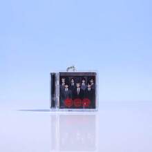 热门K-POP迷你专辑挂件，带NFC功能（APPLE MUSIC），迷你CD专辑盒，链条DVD盒，NFC CD盒，明星粉丝周边DIY纪念迷你CD挂件钥匙扣 - 彩色 - 查看 8