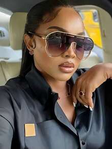 1副蝴蝶形个性化INS风时尚大框眼镜 - 彩色 - 查看 1