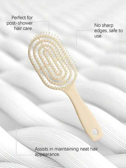 Bàn chải tóc mềm GleamXi, chăm sóc tóc bằng massage da đầu, giúp tóc mềm mượt và dễ chải gỡ rối.