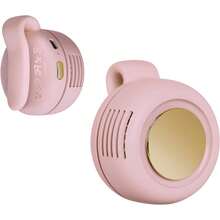 Ventilador Eléctrico Portátil Silencioso Mini Sin Aspas, Ventilador Pequeño con Clip para Camisa y Cintura, Nuevo Ventilador Mini Sin Aspas con Clip 2026, 3 Velocidades Ajustables para Exteriores, Viajes y Oficina, Accesorios de Viaje, Regalo (blanco) - Rosa - Ver 13
