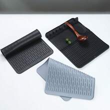 Silicone Dish Drying Rack, Drawer-Style Cutlery Organizer, Kitchen Utensil Storage Draining Mat - View 4