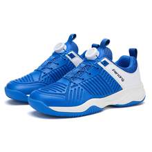 Women's Fencing Shoes With Anti Slip And Wear-Resistant Functions, Red And Blue Rotating Twist Buckle Design, Fencing Competition Training Shoes, Professional Fencing Sports Shoes - Blue - View 12