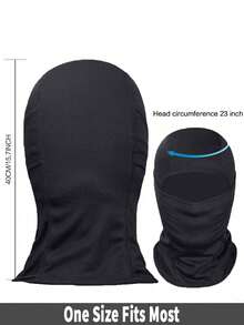 Máscara facial cálida, braga de cuello refrescante de verano, máscara de esquí, pañuelo protector unisex para trabajadores - A - Ver 2