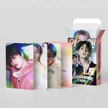 1 Caja (60 fotocards holográficas + 64 pegatinas) Colección de fotocards de alta definición de KPOP STAY I.N SEU LEEKNOW, álbum, mercancía de concierto, regalos, Día de San Valentín, regalos de Navidad, decoraciones - Multicolor - Ver 10