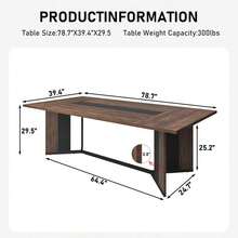 63/71 Inch Dining Table For 3-6 | Modern Brown And Black Rectangular Kitchen Table W/Waterproof Wood Tabletop,Farmhouse Long Dining Room Tables W/Adjustable Legs&Wood Strip Base For Kitchen Living Room - màu nâu - Xem 12