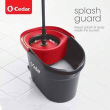 Easywring Microfiber Spin Mop Bucket Floor Cleaning System With 2 Refills - Xanh đậm - Xem 8