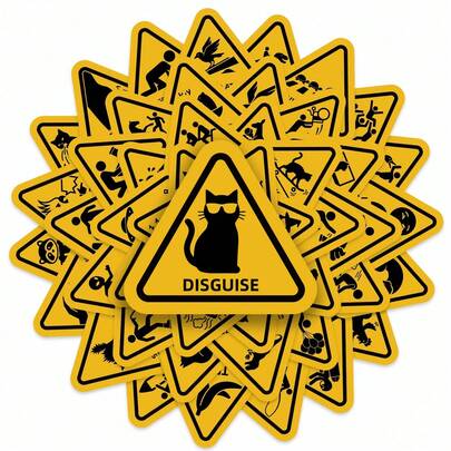 50 stuks grappige waarschuwingsstickers, hilarische waarschuwingsstickers voor volwassenen, vinylstickers met meme-thema voor laptops, waterflessen, skateboards, bagage, gitaren, auto's, fietshelmen, waterdichte en stijlvolle stickers voor kantoor, studentenkamer, mancave, humoristisch cadeau voor vrienden, collega's en familie, originele waarschuwingsstickers voor binnen en buiten.