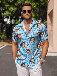 Customized Shirts, Personalized With Male/Female Portraits, Family Members, Pets, Cartoons, Holiday Themed Interesting Shirts - Multicolor - View 3