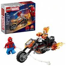 LEGO Marvel Miles Morales Mech gegen Spinne-Man 2099 Bausets für Jungen & Mädchen - beweglicher Super-Helden-Mech & 2 Marvel Minifiguren für Kinder & Fans, ab 6 Jahren - Geburtstagsgeschenkidee - 76337 - Verschiedenfarbig - Übersicht 19