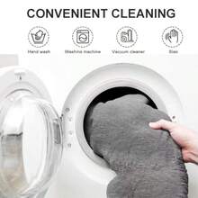 Bean Bag Chair For Adults No Filling Comfy Living Room Chairs Gaint Bean Bag For Stuffed Animal Storage 3.5FT Greygift - 灰色 - 查看 6