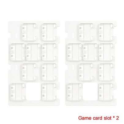 iplay Khay đựng băng game bên trong, tương thích với thẻ game N-Switch/Switch 2, 9 khe cắm mở rộng thẻ game*2 - Màu trắng (Không bao gồm vỏ và thẻ game)