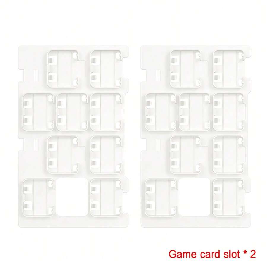iplay Game Cartridgeinner Storage Tray Compatible With N-Switch/Switch 2 Game Card, 9-Game Card Expansion Slots*2-White (Excluding Shell And Game Card) - View 1