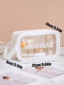 三件套旅行化妆包，防水洗漱包，PVC化妆刷收纳盒，多功能化妆品收纳包，香水收纳盒，化妆包，夏季旅行必备，可收纳口红、化妆刷、眼线笔、眼影、镜子、唇彩、护肤品、牙刷、杯子、香皂、洗发水、梳子、手表、手机、项链、首饰、电子产品等，是浴室必备的化妆品收纳包。 - 彩色 - 查看 25