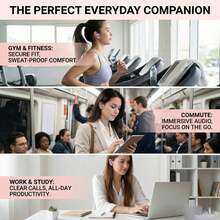 Heart Wireless Bluetooth Earbuds, Cute In-Ear Headphones With Charging Case, Noise Cancelling Earphones For Girls, Valentine's Gift - 查看 8