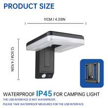 1PC, Solar Rechargeable LED Outdoor Wall Light Motion Sensor 3 Lighting Modes Multi-Function Step Stair Light Foldable Super Bright Long Lasting Decorative Lamp Solar Wall Light For Outdoor Steps Walls Patio Garden Pathway Porch - LED Wall Lamp - View 8