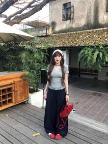 Women Tops - Grey - View 11
