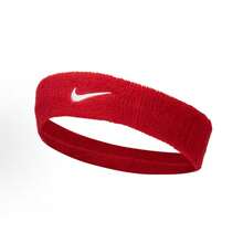 NIKE Premier Training Sport Headband - Thick, Soft, Cotton Blend, Moisture-Absolving - 紅色 - 查看 1