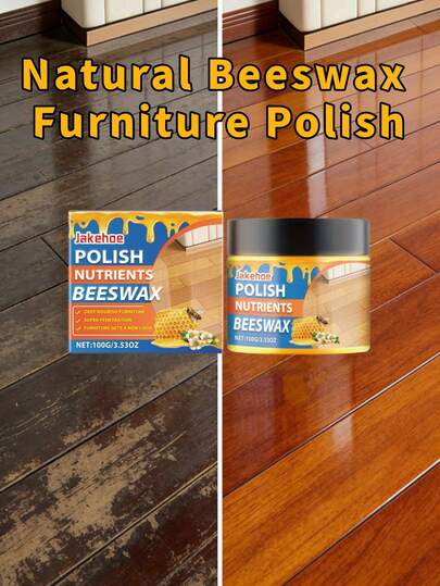 jakehoe Beeswax Furniture Polish - This Beeswax Furniture Polish Focuses On Comprehensive Daily Care For Solid Wood Furniture. With Natural Beeswax As The Core Ingredient, It Combines Cleaning, Moisturizing, Polishing, And Care Effects. It Gently Penetrates And Nourishes The Wood Grain, Deeply Locks In Moisture To Prevent Cracking, Easily Removes Surface Dust And Minor Stains, Quickly Enhances The Natural Luster Of Furniture, And Restores The Warm, Mellow Feel Of The Wood.