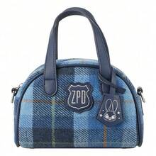 Túi xách tay Disney Zootopia Series, Túi kiểu Judy, Túi đeo chéo nữ chất liệu bền, Túi đa năng đựng đồ, Túi đi hẹn hò & mua sắm (1 chiếc) - Màu xanh lam - Xem 5