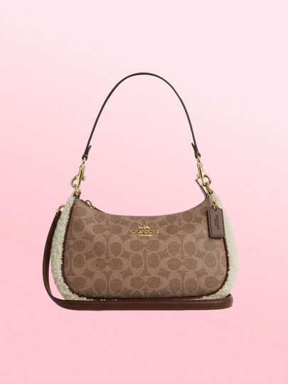  Túi đeo vai Coach Teri 25 Classic, túi đeo chéo thời trang nữ màu nâu thanh lịch CY659 IMXI5, phụ kiện thiết thực và phong cách cho sử dụng hàng ngày.