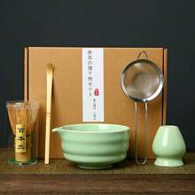 Bộ 1/5 món tô pha trà Matcha, dụng cụ đánh trà Matcha kiểu Nhật, muỗng tre múc trà Matcha, cọ pha trà Matcha, hộp quà trà đạo thời nhà Tống, bộ quà tặng tựu trường, bộ quà tặng ngày lễ, quà tặng Halloween, quà tặng Ngày của Mẹ - Nhiều màu - Xem 15