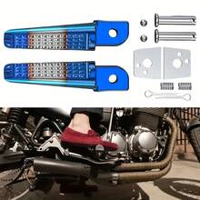 1 Cặp Gác Chân Sau Xe Máy Chống Trượt Bằng Hợp Kim Nhôm Đa Năng - A - Xem 4