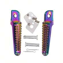 1 Cặp Gác Chân Sau Xe Máy Chống Trượt Bằng Hợp Kim Nhôm Đa Năng - A - Xem 13