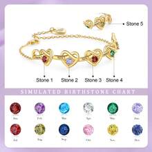 1 chiếc vòng tay vàng đính đá Zirconia tối giản, vòng tay tự thiết kế khắc tên, quà tặng Ngày của Mẹ, thời trang, tối giản, thường ngày, cá nhân hóa, quà tặng độc đáo cho bạn gái, mẹ, gia đình, bạn bè, con gái, kỷ niệm, Ngày Valentine, sinh nhật, tốt nghiệp, đeo hàng ngày, đám cưới, tiệc tùng. - Vàng - Xem 4