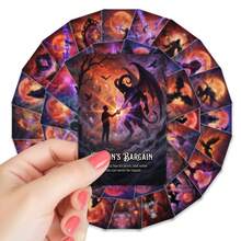 36pcs Fantasy Tarot Cards, Adopting Dark Gothic Fantasy Art Style, Text Cards Suitable For Spiritual Collection And Blessing Gifts - 36 Fantasy Tarot Cards - View 4