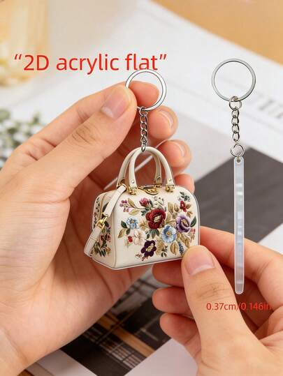 2D Llavero acrílico, adecuado para bolsos y regalos, accesorios, excelente para llaves de coche, encantos de bolso, decoraciones de bolso, fiesta de jardín de primavera, Día de la Madre, Día del Padre, Día de la Independencia, regalos de fiesta de graduación, regalos de reunión familiar de verano, decoraciones delicadas, decoraciones de oración, adecuado para la decoración del hogar, regalos para amigos y familiares, regalos de cumpleaños, regalos navideños, regalos para el mejor amigo
