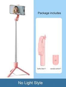 大尺寸手机摄影配件合金1.7米新款蓝牙自拍杆，10米无线遥控，360°旋转可拆卸手机支架，加固框架，稳定三脚架，直播设备，合金材质，带LED补光灯，可调节伸缩，兼容 17/16/15/14/13/12、S25/S24/S23/S22/S21/S20及单反相机，妇女节礼物，生日庆祝佳品。 - 均碼 - 查看 16