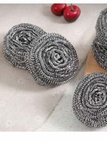 OKS 6PCS STAINLESS STEEL SCOURER HEAVY DUTY CLEANS - 6Pcs - View 4