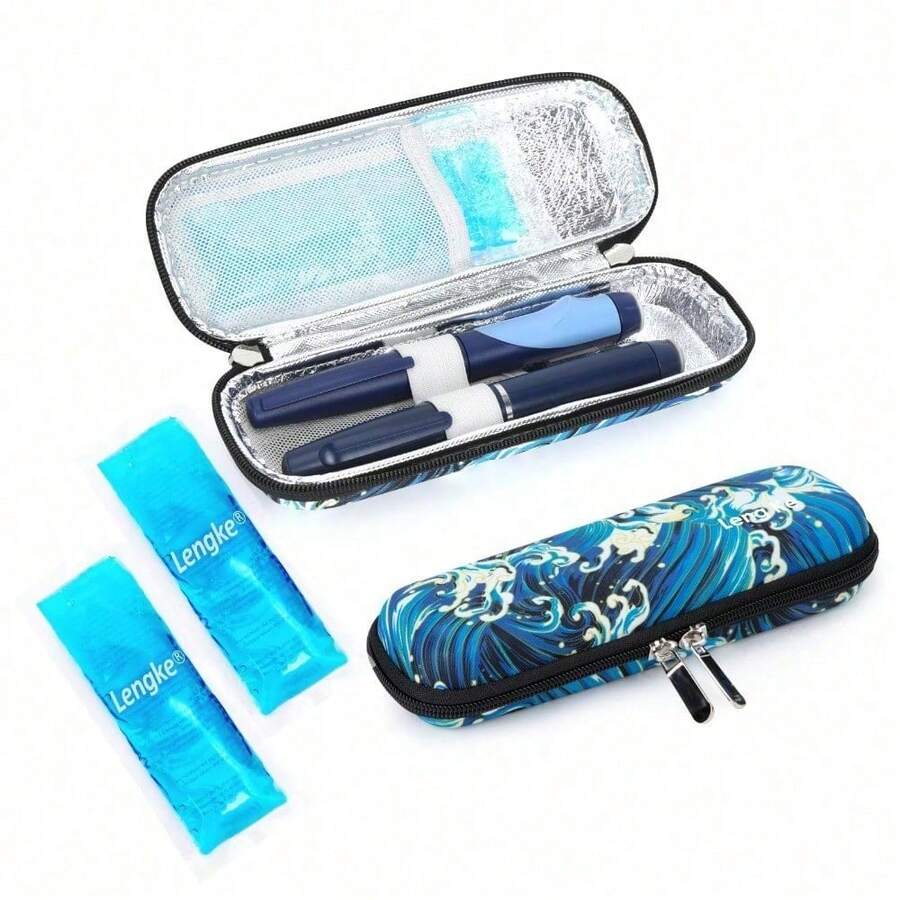 YOUSHARES Bolsas de almacenamiento de medicamentos - olas del mar - Ver 1