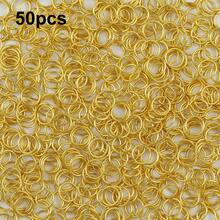 Vòng nối kín bằng thép không gỉ 3-10mm, phụ kiện tự làm trang sức, vòng nối hở. - Vòng thép không gỉ khép kín - Xem 10