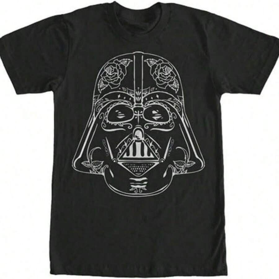 High-Quality 100% Pure Cotton Summer Men's T-Shirt Men's Headstrong T-Shirt Men's Kylo Ren Reinforcements T-Shirt.JMen's Mandalorian Warrior T-Shirt. Men's Master Of Dagobah T-Shirt.Men's Ornament Stuff T-Shirt Black, Medium.Men's Periodically T-Shirt Black, Large. Men's Jedi T-Shirt Men's Strom Trooper T-Shirt,Men's Vader Sugar Skull T-Shirt.JMen's Green Dad Father's Day T-Shirt.Jpg Retro And Luxurious Sports And Leisure Style, Suitable For Daily Sports Wear - Black - View 1