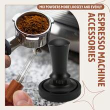 Coffee Espresso Tamper 51mm With WDT Tool Calibrated Spring Loaded, With Silicone Mat, For Espresso Coffee Machine - Multicolor - View 6