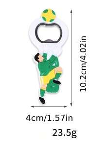 1 chiếc dụng cụ mở nắp chai chủ đề bóng đá World Cup - Thiết kế hình quả bóng đá, những quả bóng xếp chồng lên nhau, găng tay thủ môn, cầu thủ nhận bóng - Kết hợp silicon từ tính mạnh mẽ và thép không gỉ, thích hợp cho quán bar, sử dụng tại nhà, các bữa tiệc xem bóng đá, bia mùa hè, tiệc nướng BBQ, bộ sưu tập của người hâm mộ, quà tặng ngày lễ, quà tặng nam giới, trang trí tủ lạnh, phụ kiện thể thao, dụng cụ mở nắp chai từ tính hình quả bóng đá, dụng cụ mở nắp chai nam châm tủ lạnh chủ đề World Cup. - A - Xem 10