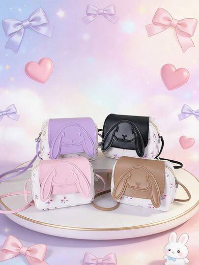 Chiếc túi đeo vai/đeo chéo mini hình thỏ PU dễ thương này phù hợp với nhiều dịp và có nhiều công dụng. Nó rất đa năng và phù hợp cho các hoạt động ngoài trời, vui chơi, đi làm, v.v., khiến nó trở thành một món quà hoàn hảo cho thanh thiếu niên.