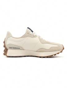 Giày thể thao nữ New Balance dòng 327 cổ thấp, kiểu dáng thường ngày, giày chạy bộ retro, bộ sưu tập Xuân 2026 WS327KB - Màu be - Xem 2