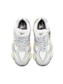 New Balance 9060 系列千禧象蹄休闲鞋，复古时尚厚底运动鞋，2026 春季新款，男女通用 - 灰色 - 查看 4