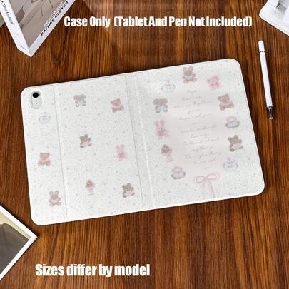 Ốp bảo vệ máy tính bảng kiểu sách có khe đựng bút chì. Vỏ bọc hình sách búp bê nhung màu hồng mềm mại, thiết kế bầu trời sao mộng mơ. Đặc điểm của ốp bảo vệ máy tính bảng: Thiết kế nắp gập kiểu sách, khe đựng bút chì tích hợp, chức năng tự động tắt/mở màn hình thông minh, chức năng giá đỡ ổn định, bảo vệ toàn diện, các đường cắt chính xác. Tương thích với iPad Mini 4/5/6, 9.7/10.2/10.5/10.9/11/12.9/13 inch, Pro/Air 4/5/6/7, thế hệ thứ 10/11, Galaxy Tab A7Lite/A8/A9/A9Plus/S6Lite/S7/S8/S9/S10/S11/FE/Plus Series.