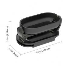 Kẹp mũ PULUZ Easy Clip tháo nhanh, gắn cố định bằng nam châm cho Insta360 GO3 / GO 3S (Màu đen) - Xem 3